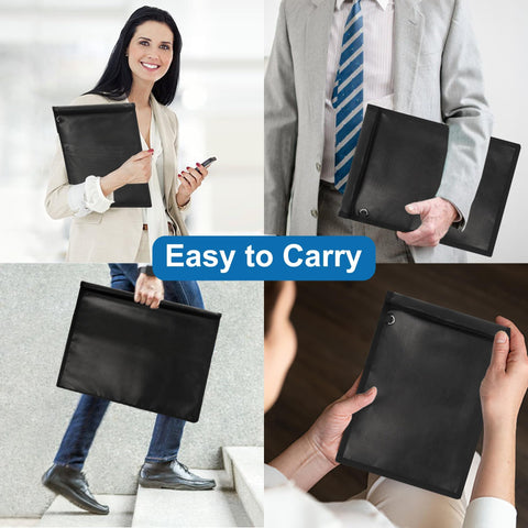 EXLIFBAG Faraday bag with Velcro closure designed for durable repeated use.
