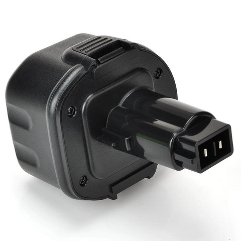 ExpertPower 9.6V NiCd battery in hand demonstrates easy replacement