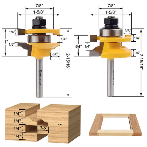 Exqutoo raised panel profile shown on cabinet door