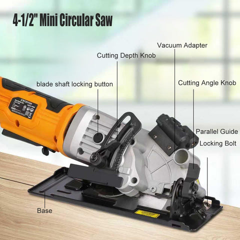 Extbtfor Bevel and depth guidance for 90 and 45 degree cuts