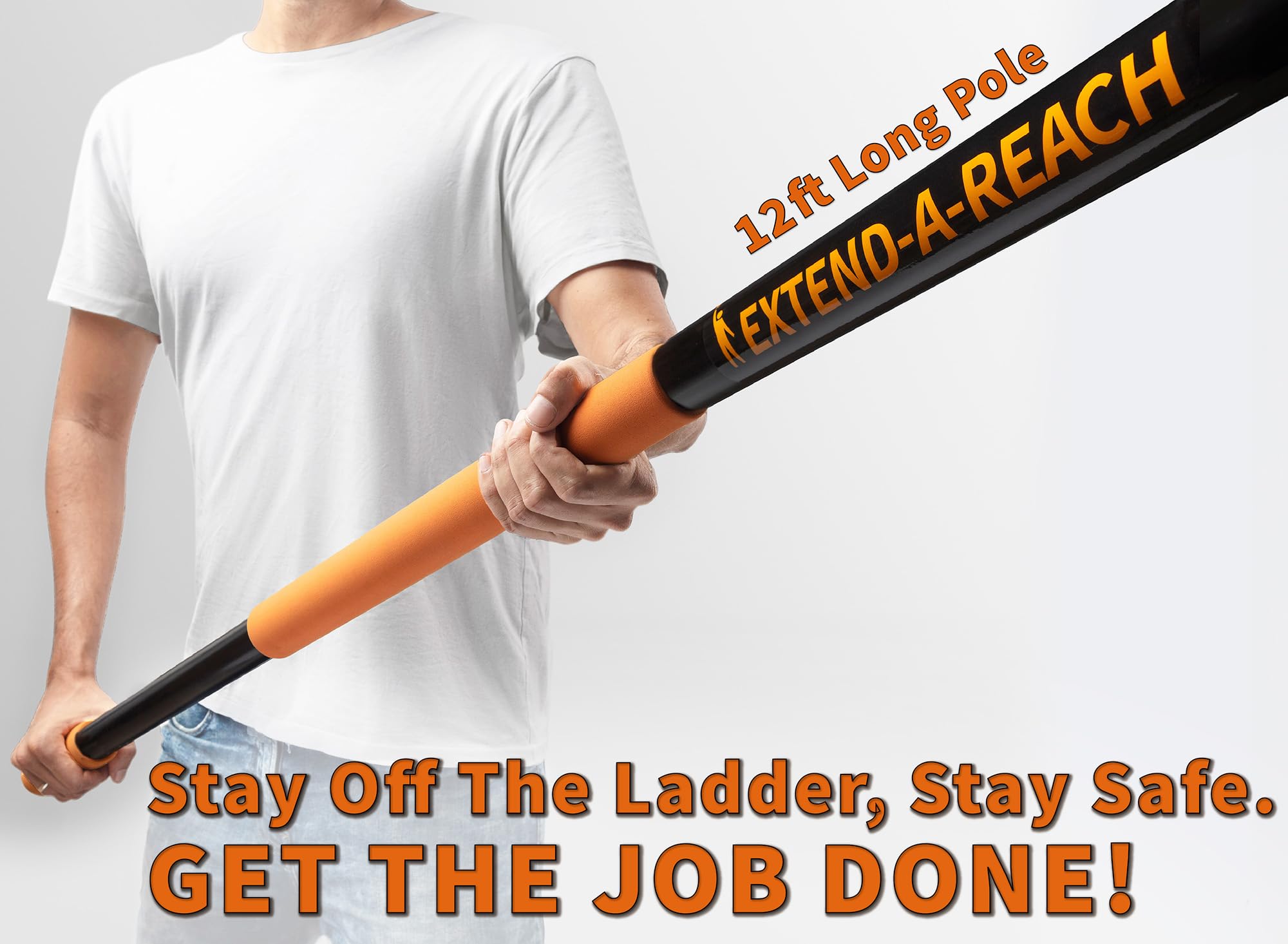 EXTEND-A-REACH quick-release thumb levers enable smooth length adjustments.