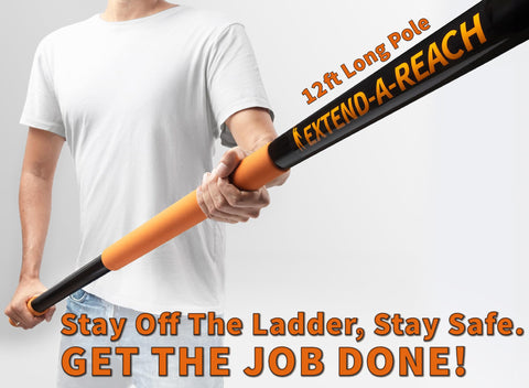 EXTEND-A-REACH quick-release thumb levers enable smooth length adjustments.
