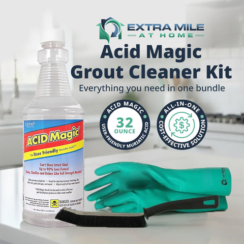 Extra Mile at Home heavy-duty gloves blue protecting hands during tough cleaning tasks