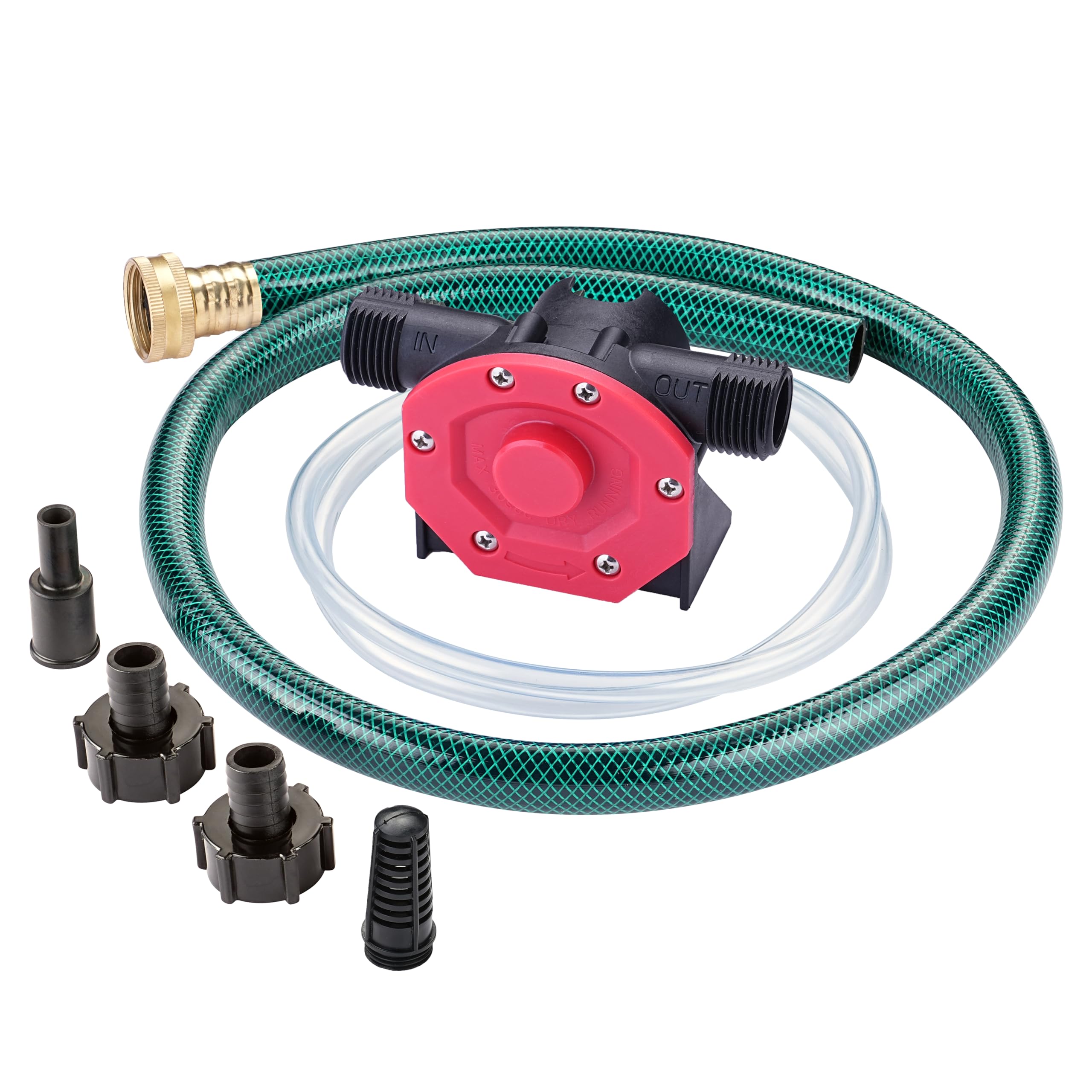 EXTRAUP mini drill pump kit with hose assembly for quick fluid transfer