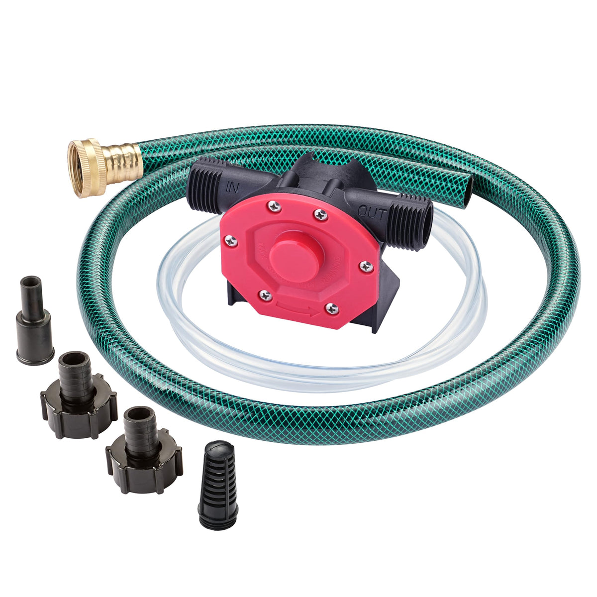 EXTRAUP mini drill pump kit with hose assembly for quick fluid transfer