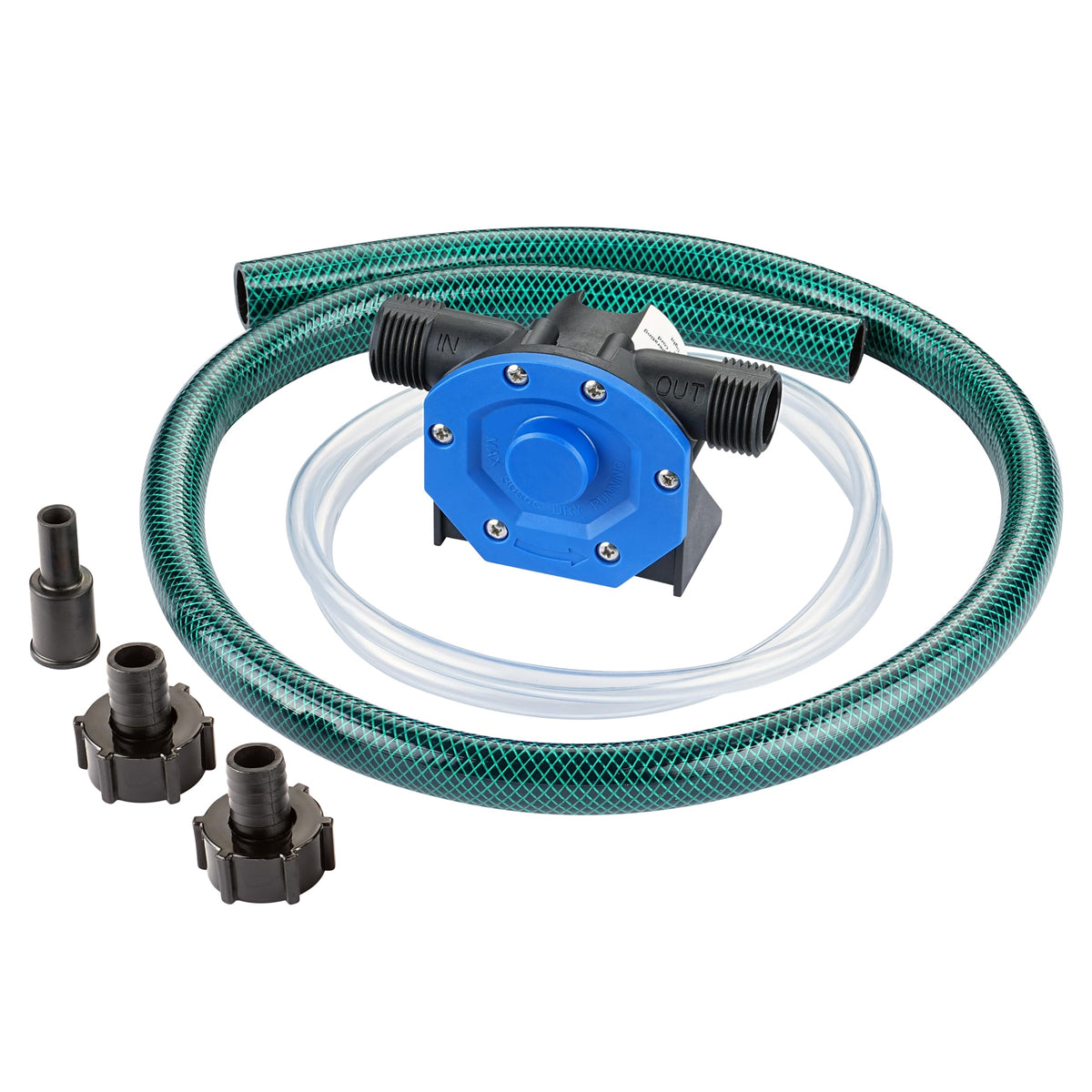 EXTRAUP portable drill pump assembly for fast water transfer with a cordless drill