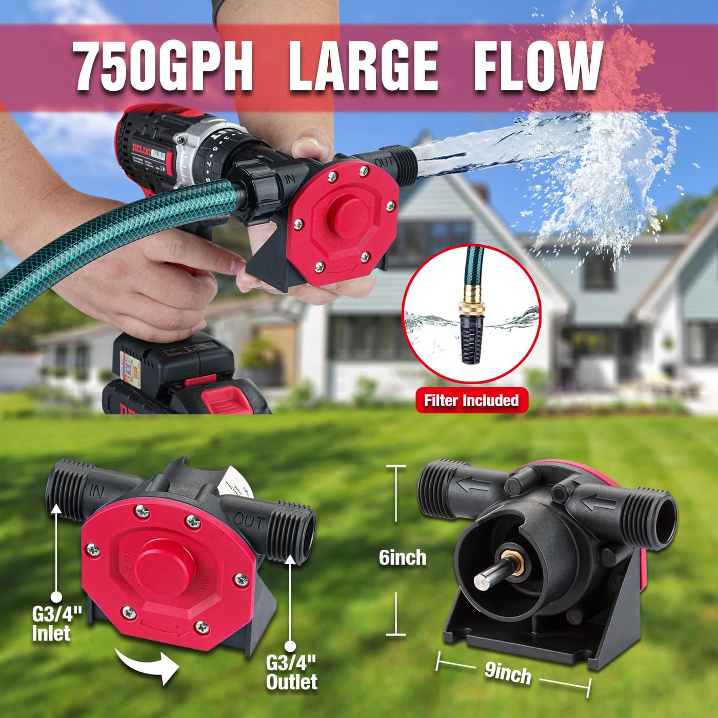 EXTRAUP suction and discharge tubes ensure versatile oil and water transfer