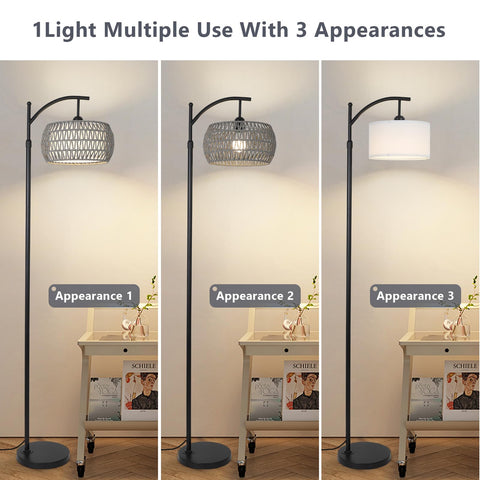 Eyassi Arc lamp offers three color temperatures for ambient or task lighting