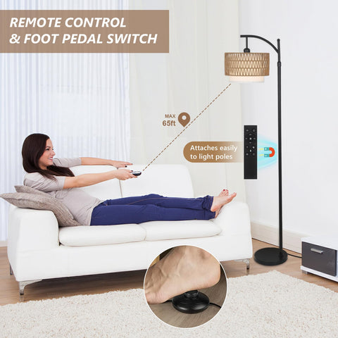 Eyassi Arc lamp dimmable brightness from the remote