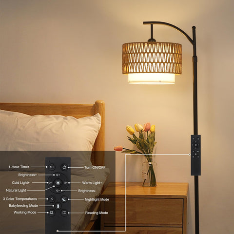 Eyassi Arc lamp height adjustable to suit space