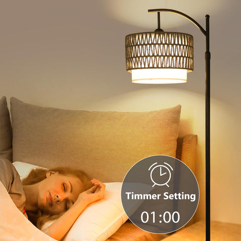 Eyassi boho farmhouse lamp style complements diverse interiors with warm glow.