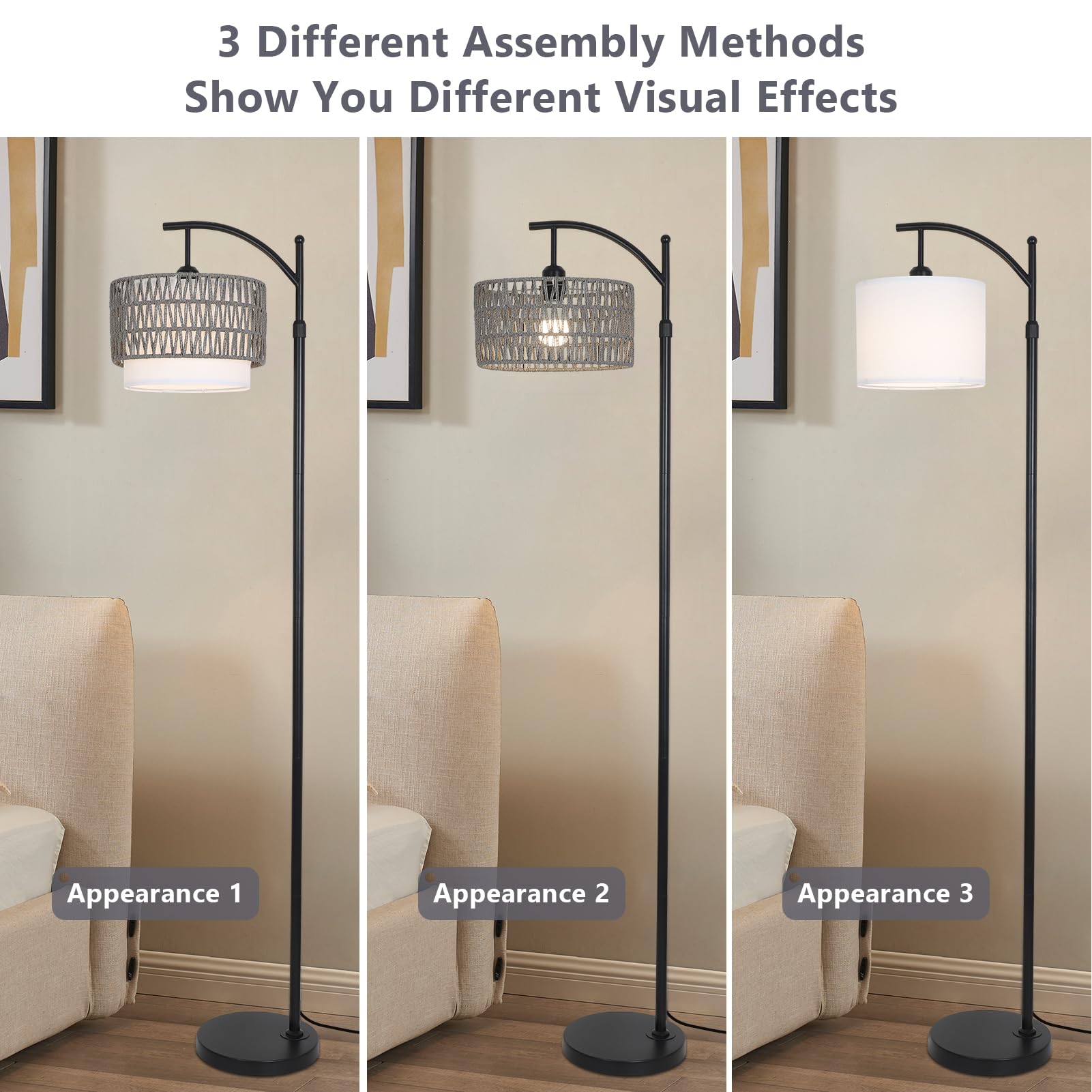 Eyassi E26 LED bulb included simplifies setup and immediate use.