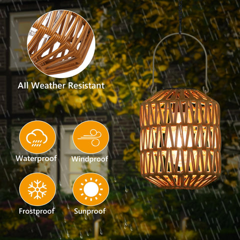 eyassi garden lantern pathway illumination adds soft, welcoming light to walkways