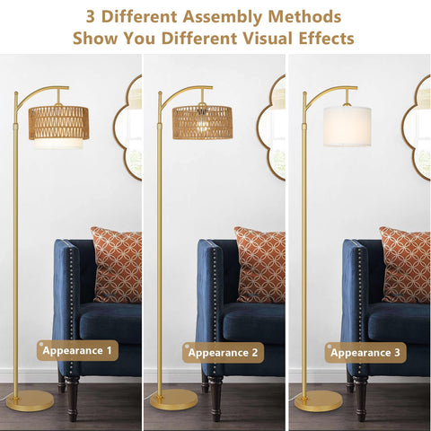 Stable metal base keeps lamp steady around kids and pets