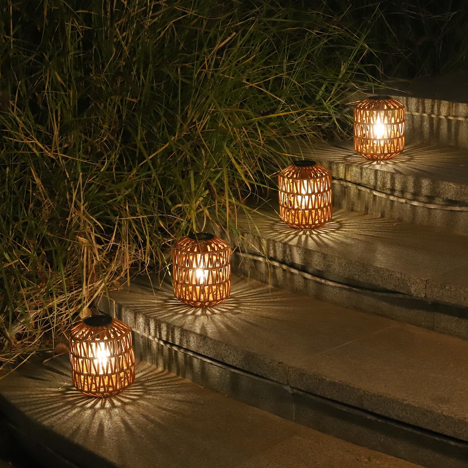 eyassi lantern bulb included ensures instant warm illumination at dusk