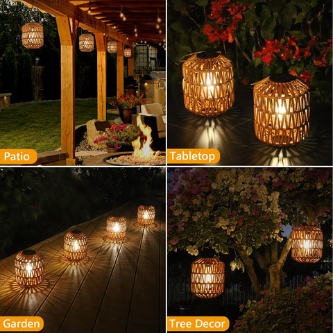 eyassi tabletop solar lantern decor offers cord-free ambient lighting