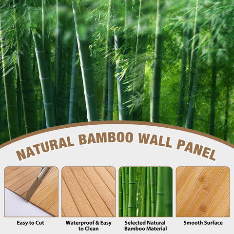 EYAYEN bamboo interior wall panel enhances tropical ambiance.