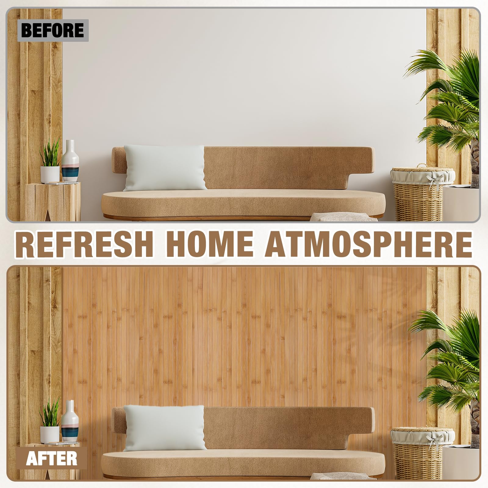 EYAYEN kitchen island wall cladding delivers tropical warmth and durability.