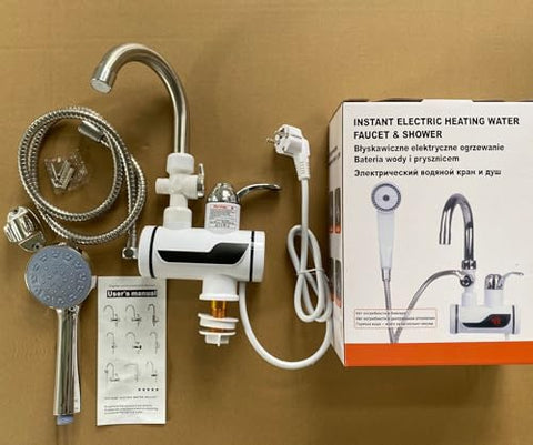 Eyes.sys 360-degree rotation water tap offering flexible showering directions.