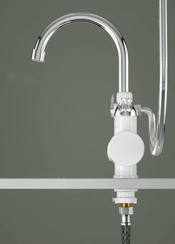 Eyes.sys easy-install heater faucet that fits onto existing fixtures.