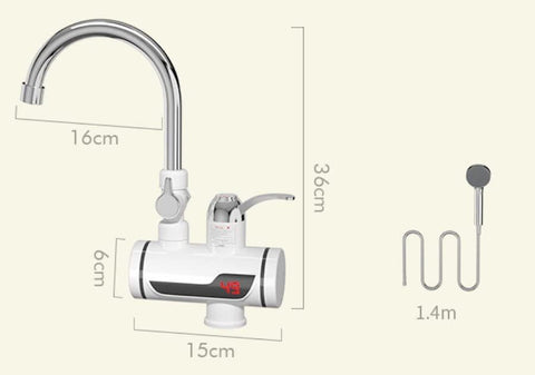 Eyes.sys US plug complete shower set ready for quick setup.