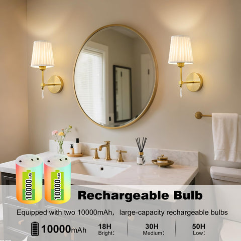 eypid 10000mAh rechargeable bulbs for long-lasting cordless lighting