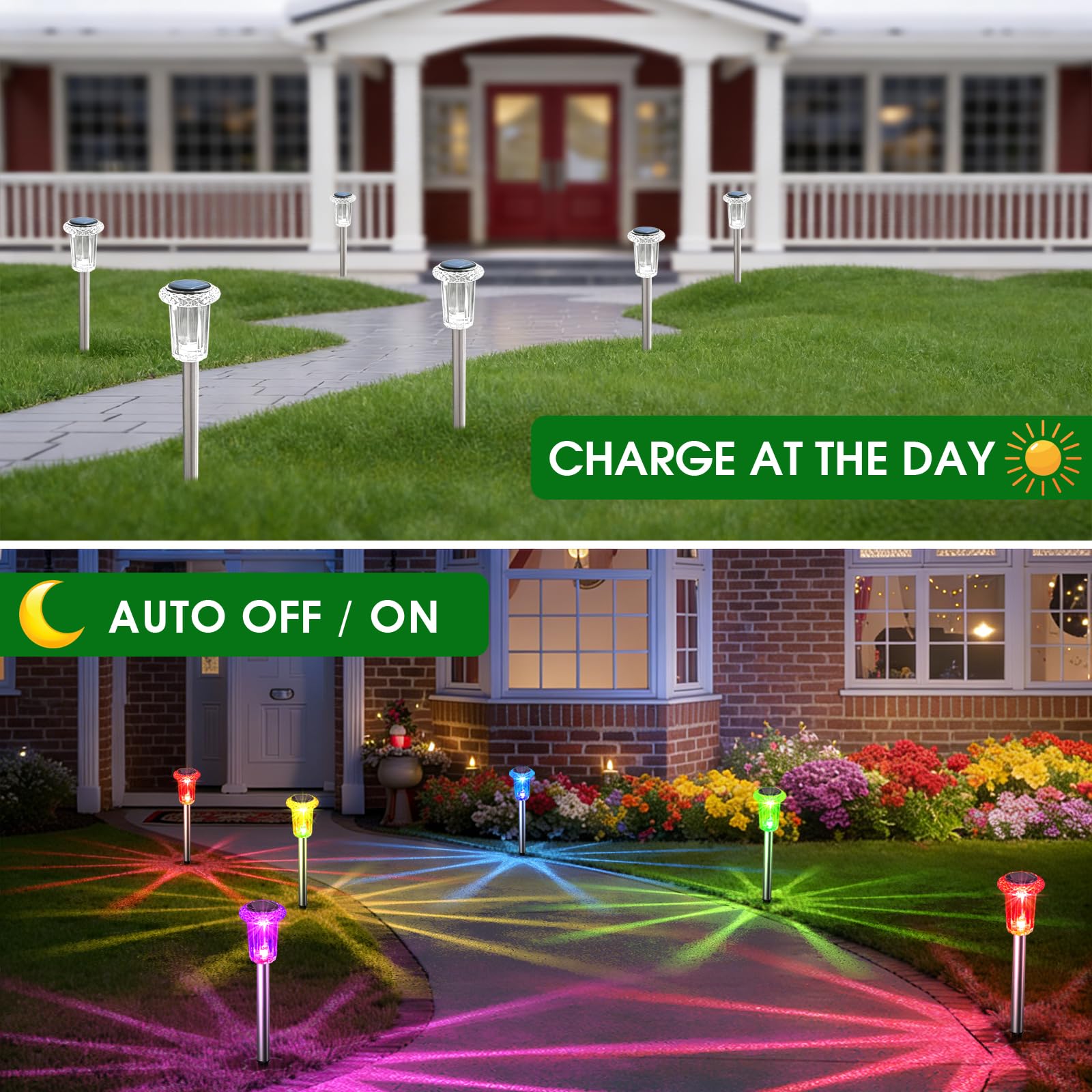 Eyrosa color-changing LEDs add dynamic hues to outdoor decor