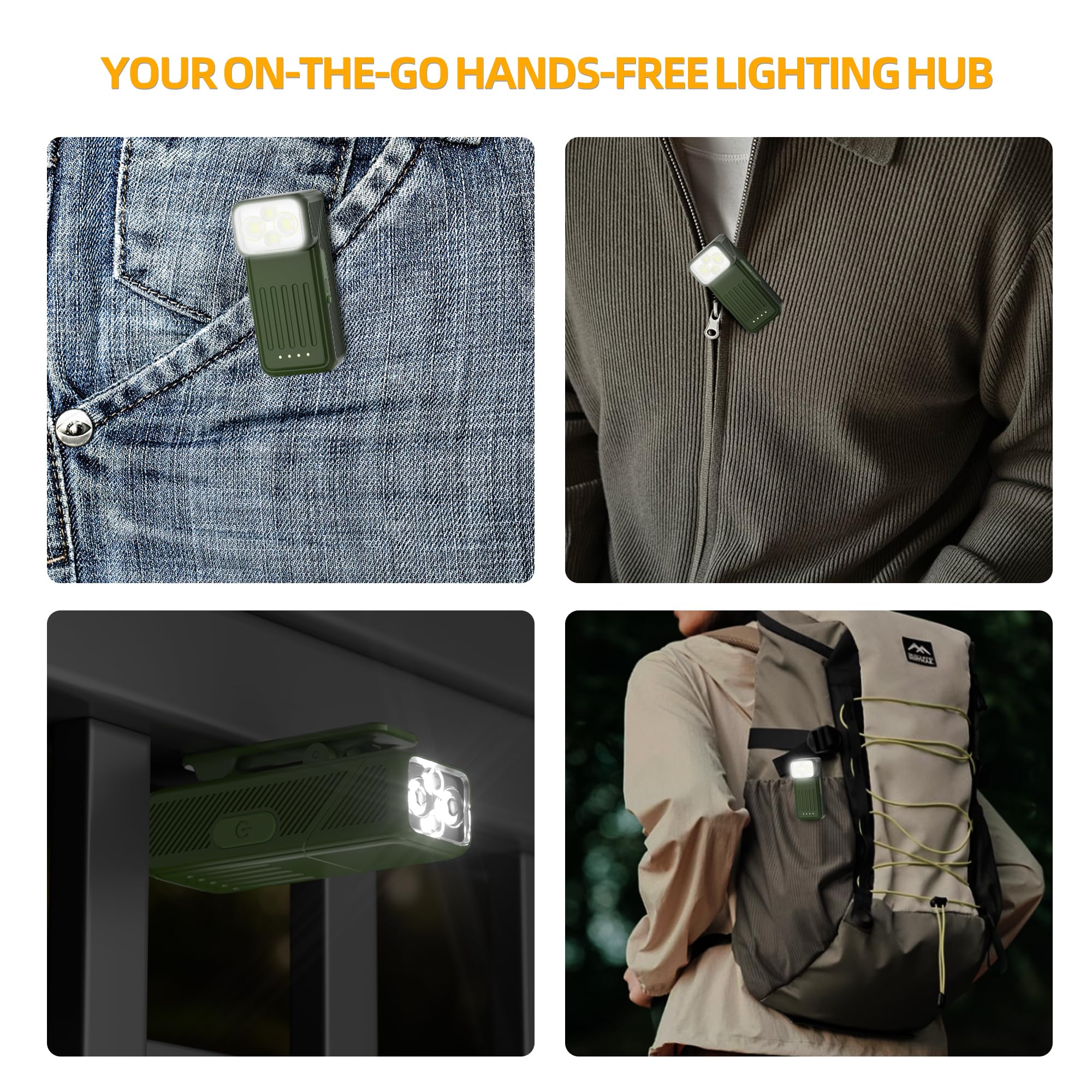 Eyshwu EDC compact pocket-size light fits easily in a pocket.
