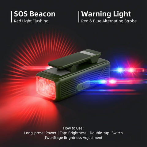 Eyshwu EDC Type-C charging enables fast recharge before adventures.