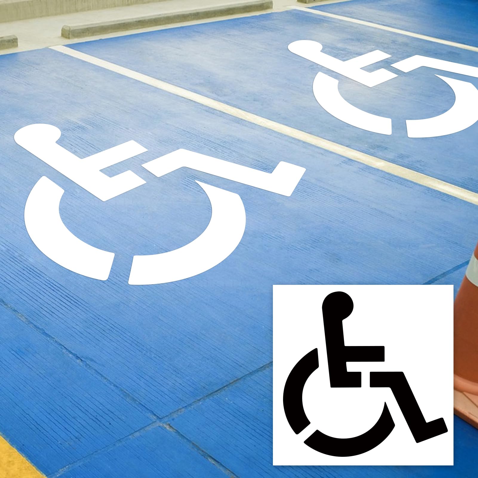 EYUNSTAR weather-resistant stencil withstands sun and rain for outdoor use.