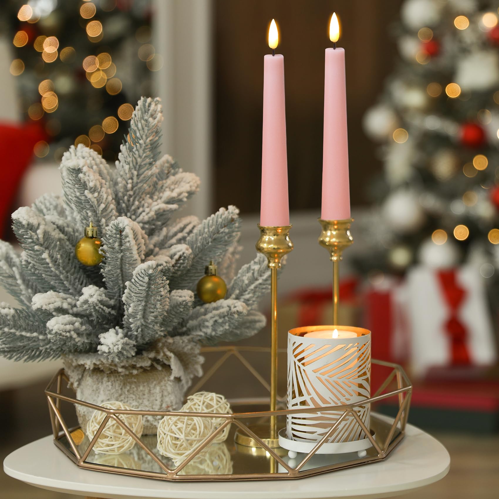 Eywamage battery-powered candles run over 150 hours on AAA batteries