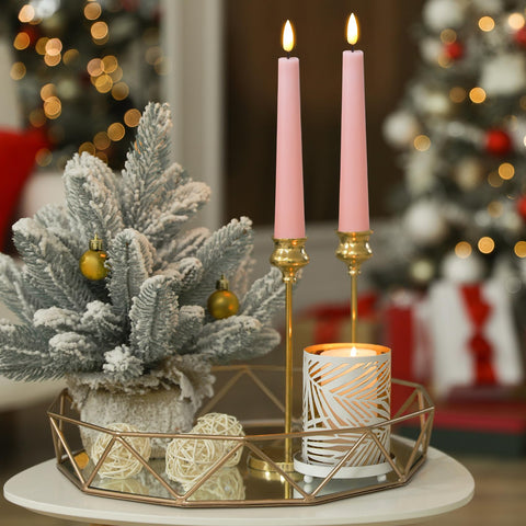 Eywamage battery-powered candles run over 150 hours on AAA batteries