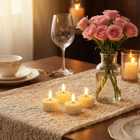 Eywamage flameless tealight set of ten for elegant home and event décor