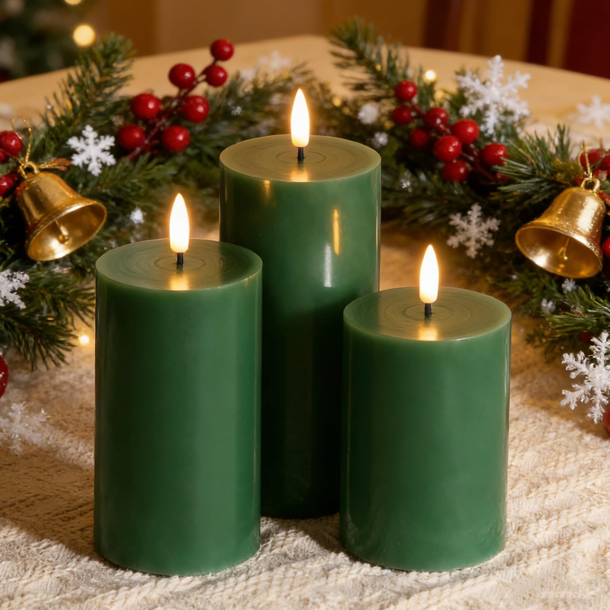 Eywamage flameless candles offer 350+ hours per candle with long-lasting battery.