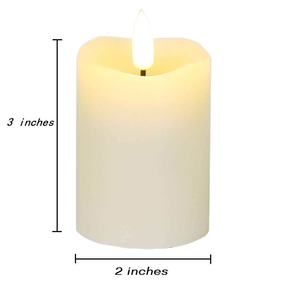 Eywamage candles with remote control for easy venue lighting.