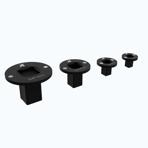 EYX 1/2 to 3/8 inch adapter with secure magnet.