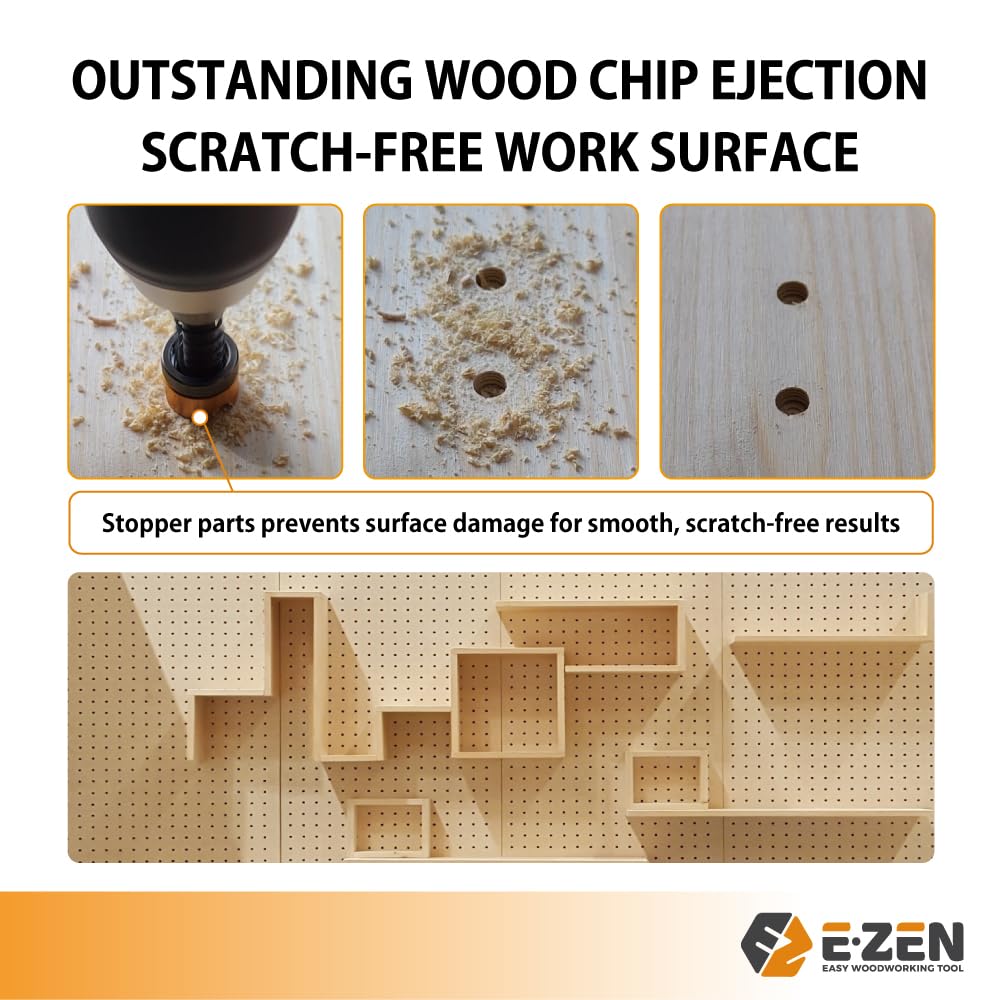 EZ EZEN depth stop supports repeatable depths across multiple holes