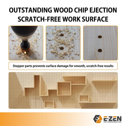 EZ EZEN depth stop supports repeatable depths across multiple holes