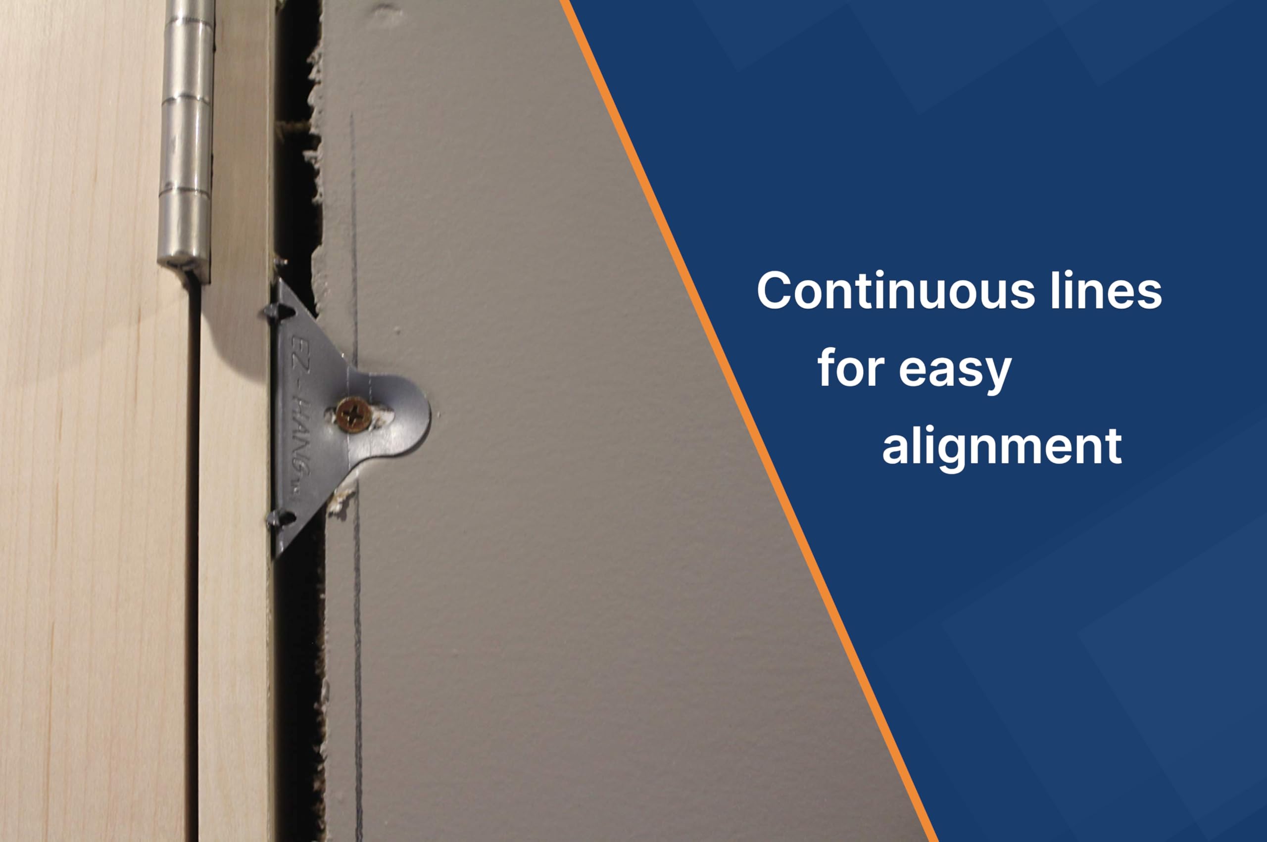 EZ-HANG fast installation demonstration shows time-saving steps