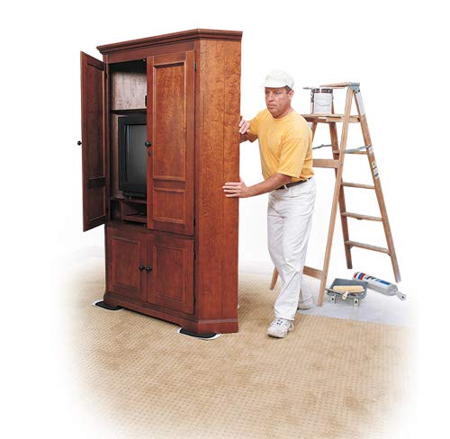 EZ Moves Pro slides floor protection enables smooth glides on carpeted floors.