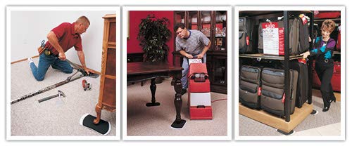 EZ Moves Pro slides move a piano with less effort on plush carpet.