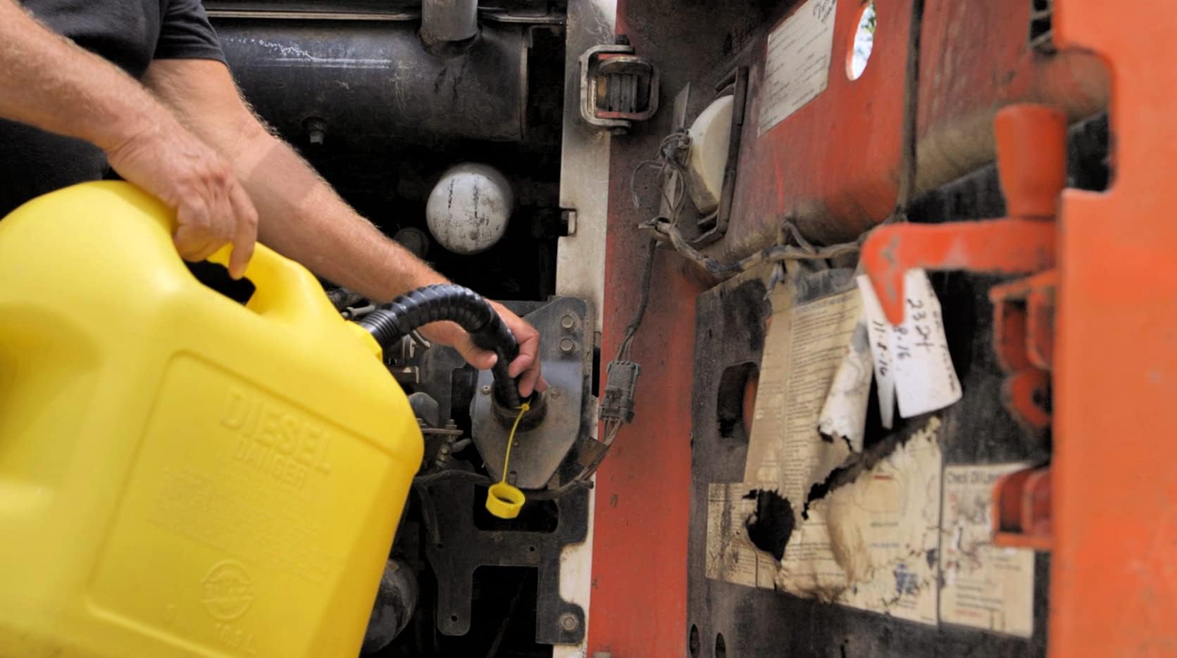 EZ-POUR spout caps seal during storage to prevent leaks.