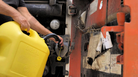 EZ-POUR spout caps seal during storage to prevent leaks.