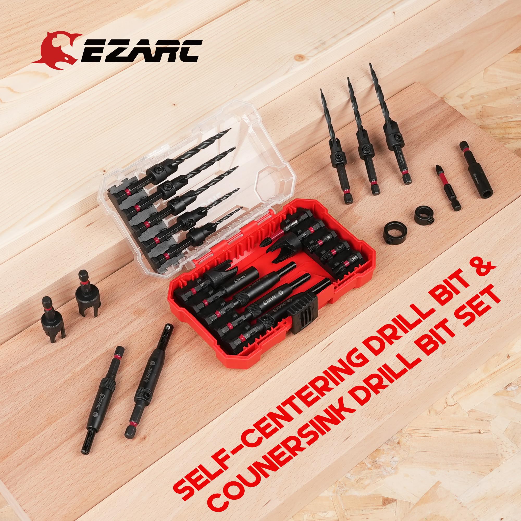 EZARC 1/4-inch hex shank fits impact drivers and standard drills.