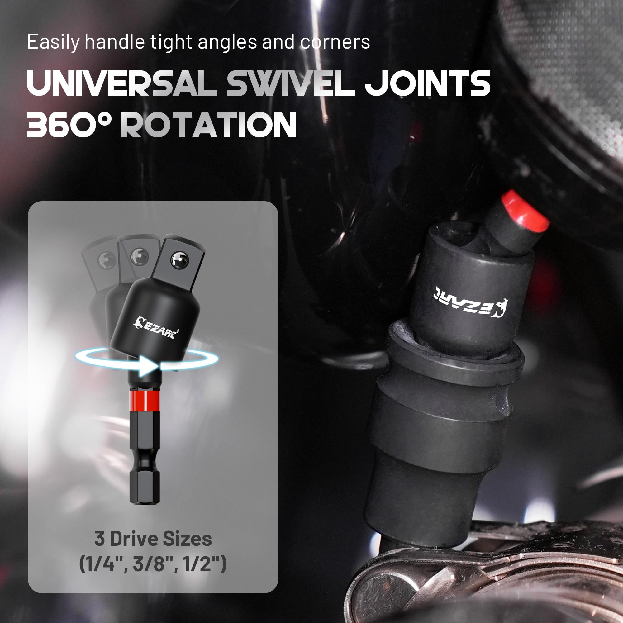 EZARC 105° right-angle driver reaches tight corners with ease