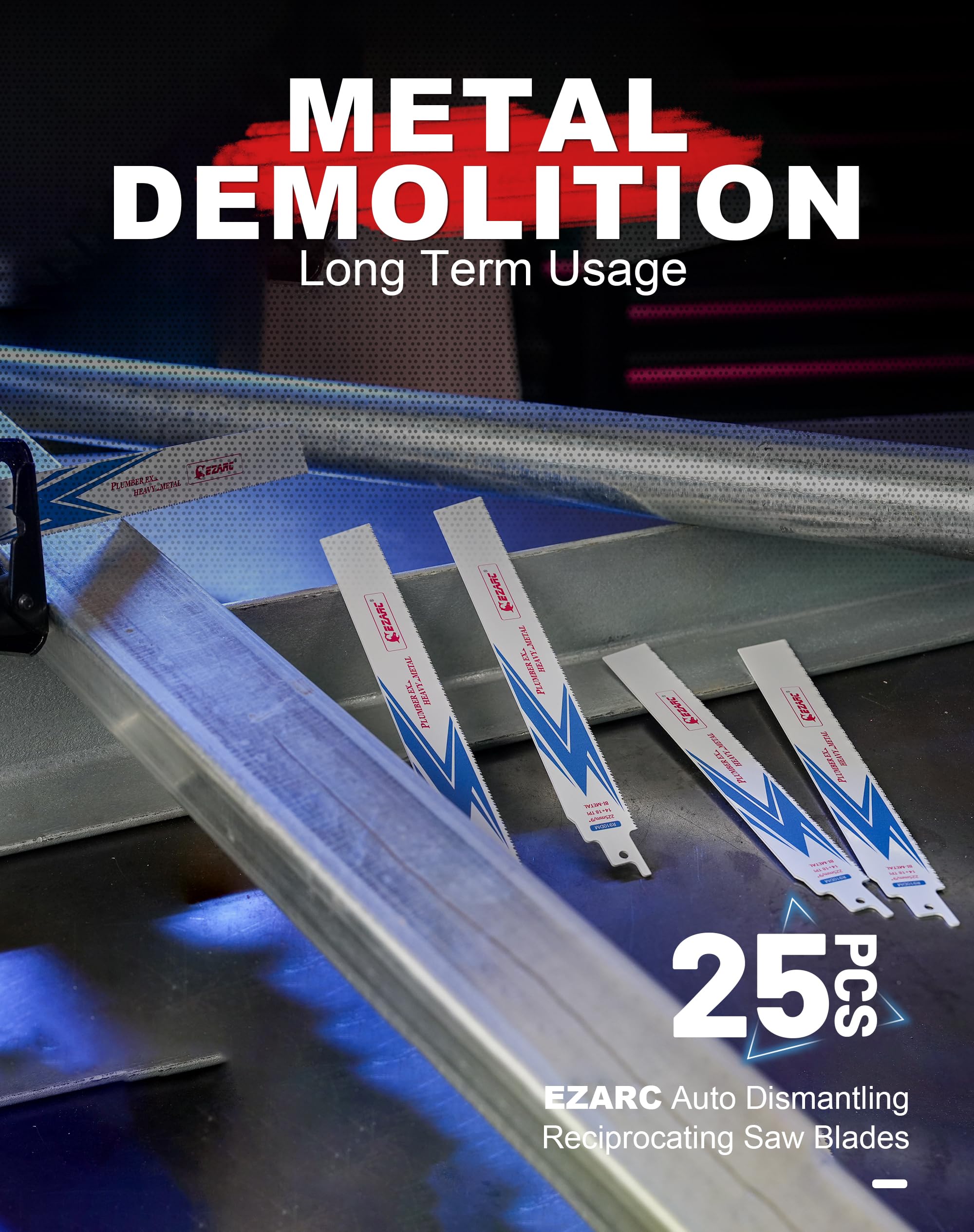 EZARC 25-piece blades pack illustrating long-term project readiness