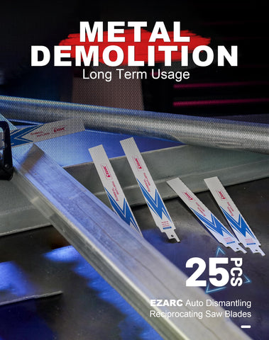 EZARC 25-piece blades pack illustrating long-term project readiness