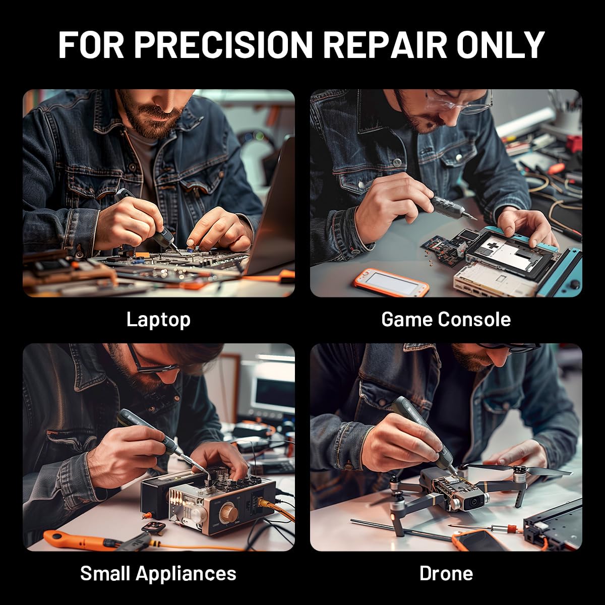 EZARC torque settings provide controlled fastening with three precision levels