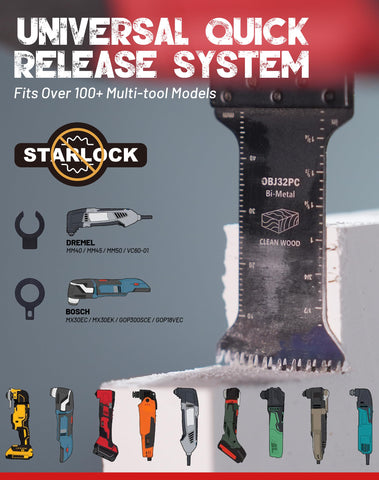 EZARC BIM blade for hardwood and plastic tasks.