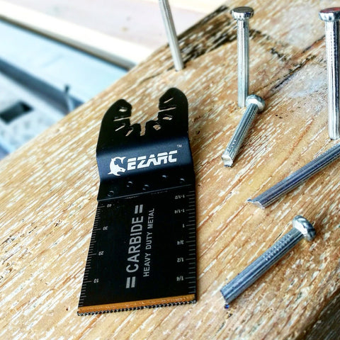 EZARC blade delivers smooth cuts on metal and stainless steel.